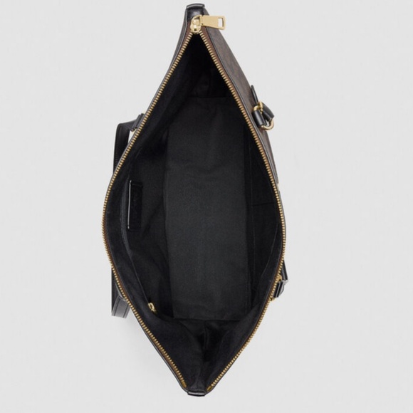 Coach signature tote bag brown/Black 1 93971 35745 4 - Picture 5 of 10